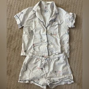 Printfresh shorts pajamas set